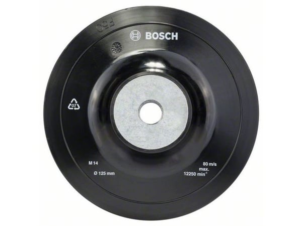 Bosch GUMMIBAGSKIVE 125MM M14 TIL VINKELSLIBER