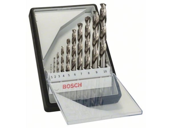 Bosch Robust Line HSS-G - Borsett - for metall - bor - 10 deler