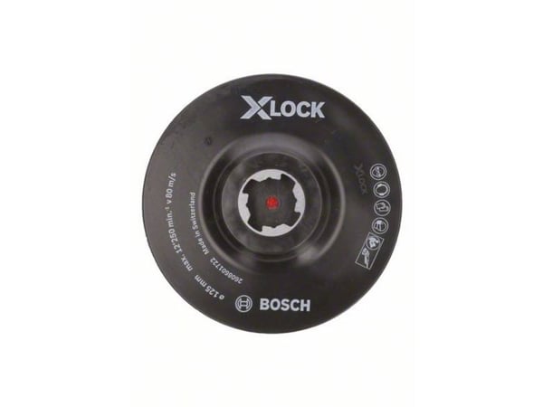 Bosch BAGSKIVE PLAST X-LOCK VELCRO 125MM