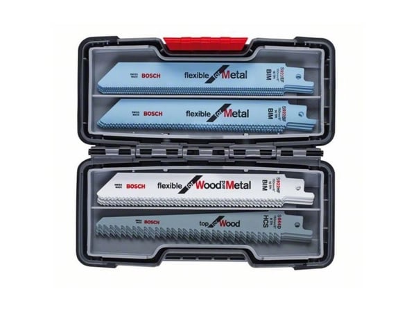 Bosch 2 607 010 902, Puukkosahanterä, Metalli, Puu, Valkoinen, Sininen, 20 kpl