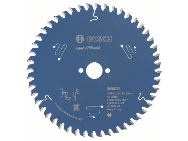 Bosch RUNDSAVKLINGE 165X20X2,6MM 48T EXP WOOD RUNDSAVKLINGE 165X20X2,6MM 48T EXP WOOD