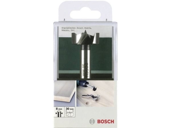 Bosch Forstner-bor 15 mm, total lengde 90 mm, sylinderskaft