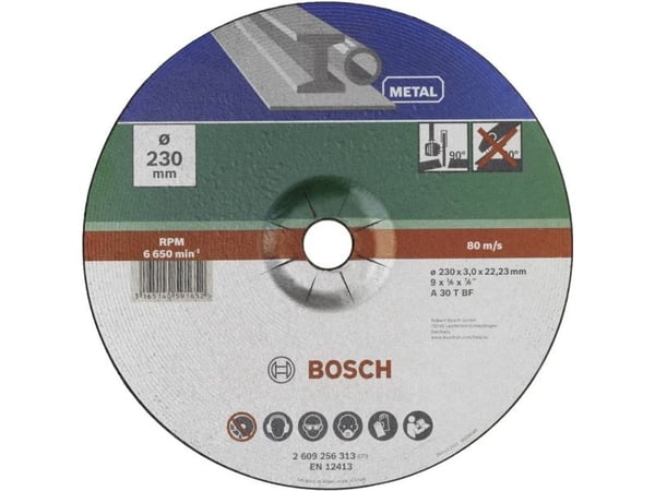 Bosch kappeskive TNACA Ø230 x 22,23 x 3,0 mm bøyd