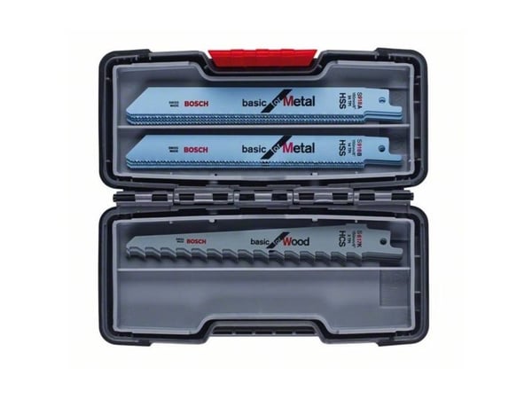 Bosch BAJONETSAVKL 15 st TRÄ/MET BASIC T/BOX