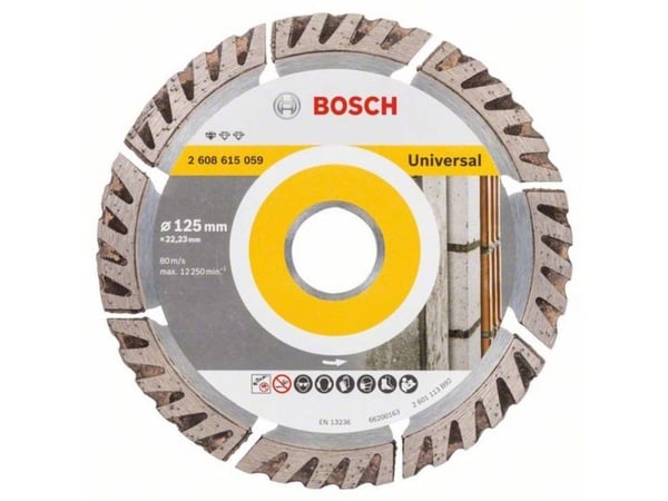 Bosch DIAMANTSKIVE STD UNIVERSAL 125X22,23mm