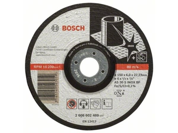 Bosch TERÄSTASKUMI 150MM