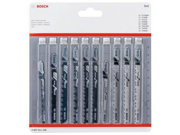 Sticksågblad-set Wood 260701116910tlg (2607011169)