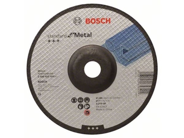 Bosch RUUVIHARAVA METALLI 180X6MM CUT STD