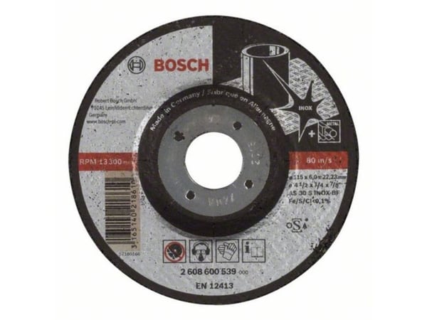 Bosch TERÄSSAHA Ø 115 MM, ruostumaton teräs