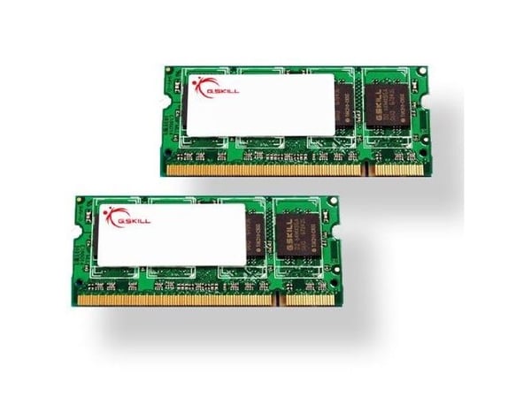 G.Skill SQ Series - DDR3 - sett - 4 GB: 2 x 2 GB - SO DIMM 204-pin - 1600 MHz / PC3-12800 - CL9 - 1.5 V - ikke-bufret - ikke-ECC