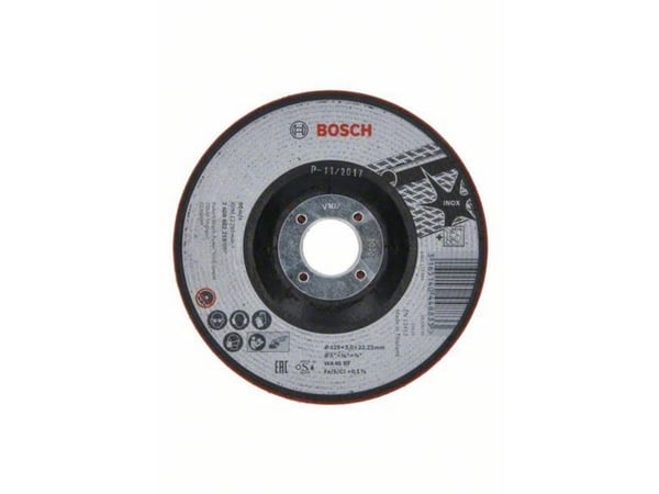 Bosch tilbehør 2608602218 2608602218 Skrubbeskive rett 125 mm 22,23 mm 1 stk