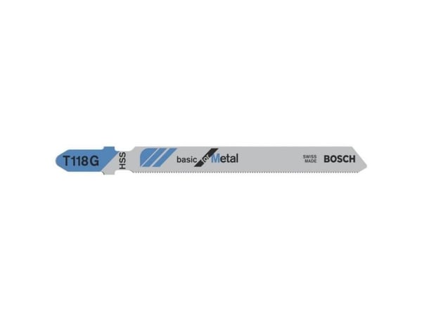 Bosch STIKSAVKLINGE T 118 G METALLI 5 KPL:tä