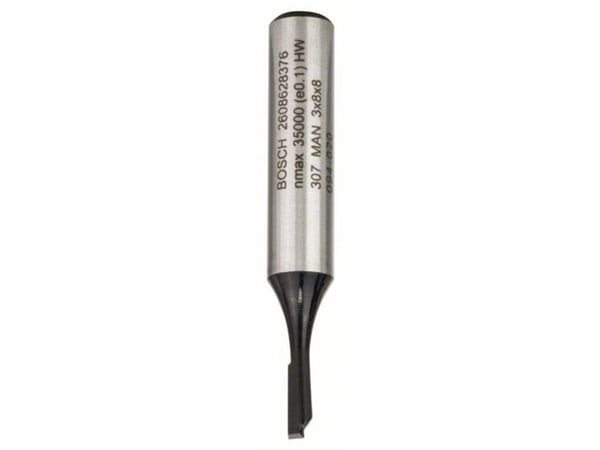 Bosch Standard for Wood - Fresekutter - for bløtt tre, løvtre - Straight - 3 mm - lengde: 51 mm