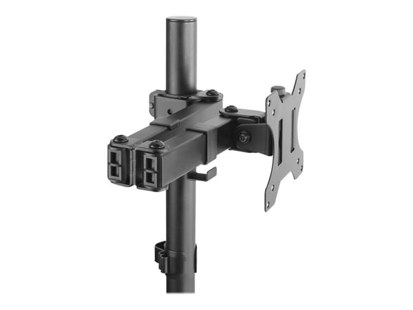 TECHly - Monteringssett - justerbar arm - for Skjerm - svart - skjermstørrelse: 13"-32" - skrivebordsmonterbar