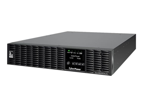 CyberPower OL2200ERTXL2U, Taajuuden kaksoismuunnos (verkossa), 2,2 kVA, 2000 W, Pure sine, 200 V, 240 V