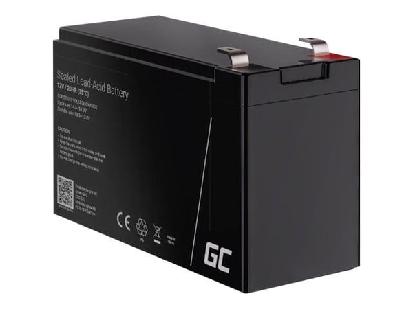 Green Cell - UPS-batteri - 1 x batteri - Sealed Lead Acid (SLA) - 7.2 Ah - svart