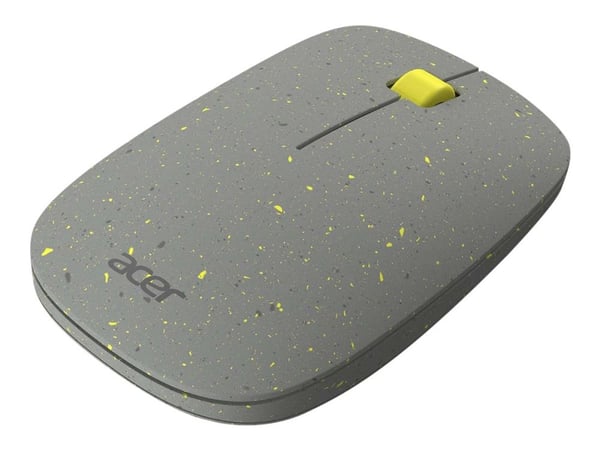 Acer Vero Macaron AMR020 - Mus - høyre- og venstrehåndet - optisk - 3 knapper - trådløs - 2.4 GHz - grå - løsvekt - for Acer PM161; Chromebox Mini ...