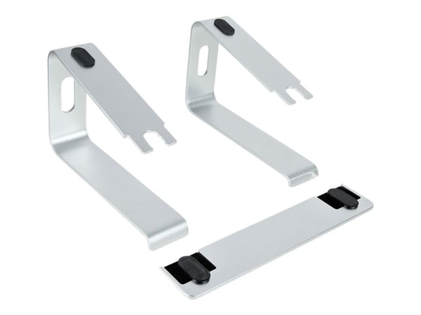 Startech Laptop Stand for Desk, 5kg/11lb, Aluminum, Silver, Ergonomic - Notebookstativ - 13" - 17" - sølv