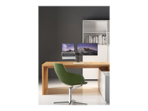DELTACO Office ARM-0540 - Monteringskomponent (holder) - for notebook - stål, plastikk - matt svart - skjermstørrelse: 10"-15.6" - armmonterbar, sk...