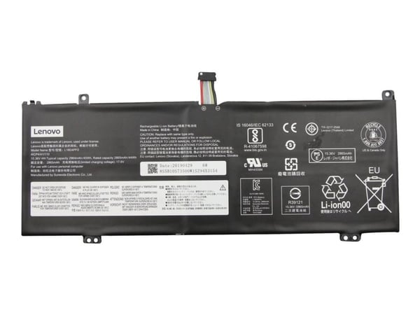 Lenovo – Kannettavan tietokoneen akku – Litiumioni – 4-kennoinen – 2964 mAh – 45 Wh – ThinkBook 13s-IML:lle; 13s-IWL; 14s-IML; 14s-IWL; ThinkBook P...