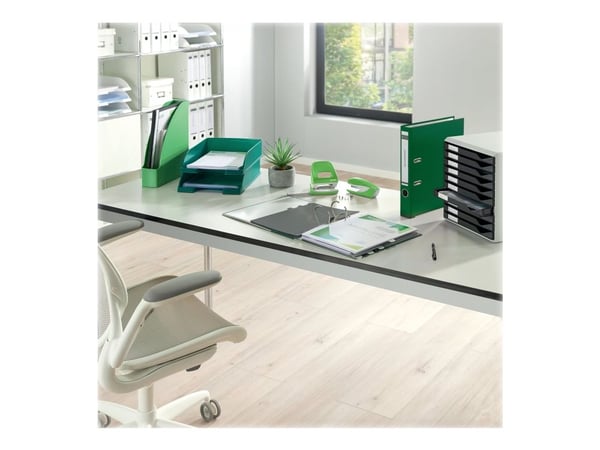 Leitz - Spakbågesfil - ryggbredd: 52 mm - för A4 (210 x 297 mm) - kapacitet: 350 ark - grön