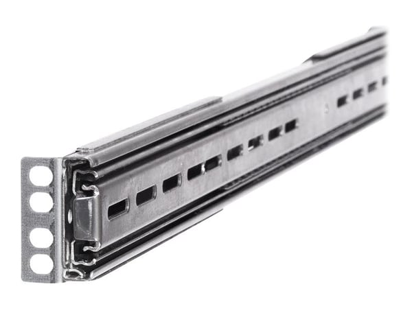 Netrack - Monteringsskinner for rack - sølv - 4U - 19"