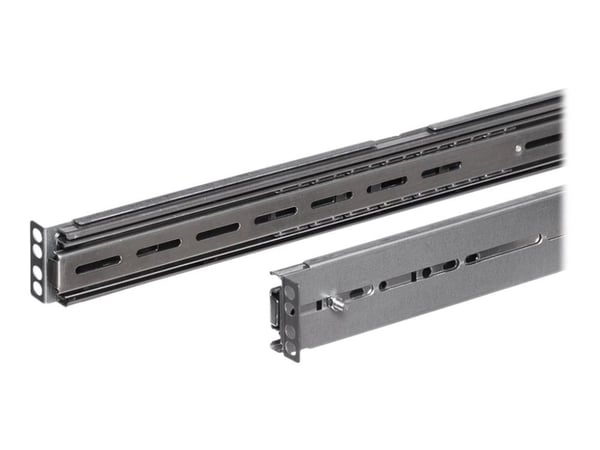 Netrack - Monteringsskinner for rack - sølv - 4U - 19"