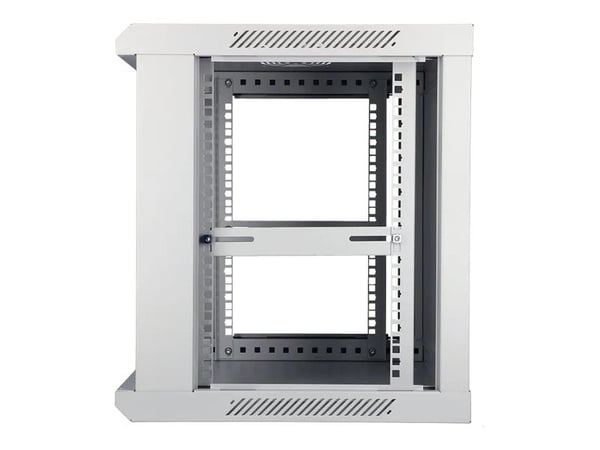 Extralink - Rack skap - 600x450 mm - veggmonterbar - grå - 9U - 19"