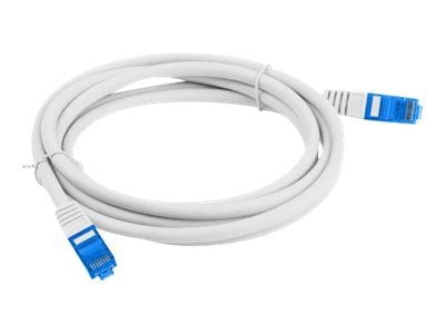 Lanberg - Koblingskabel - RJ-45 (hann) til RJ-45 (hann) - S/FTP - CAT 6a - flertrådet - grå, RAL 7035