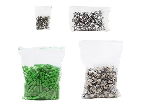 Qoltec - Nettverkkontakt - FC/APC-enkeltmodus - fiberoptisk - 3 mm (en pakke 200)