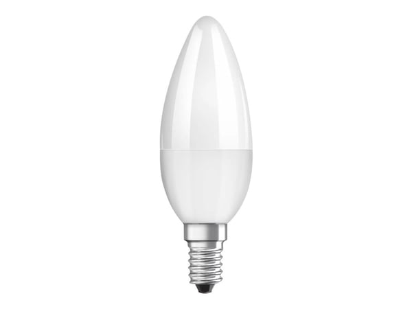 OSRAM LED SUPERSTAR - LED-lyspære - form: B35 - mattslipt finish - E14 - 4.9 W (ekvivalent 40 W) - klasse F - varmt hvitt lys - 2700 K