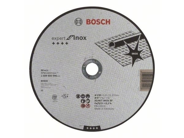 Bosch Skæreskive - Inox / Stål - 230RF - Ø230