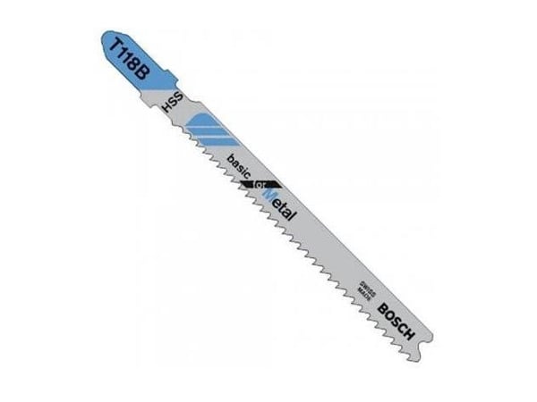 Bosch basic for Metal T 118 B - Sahanterä - metallilevyille - 5 kpl - pituus: 92 mm