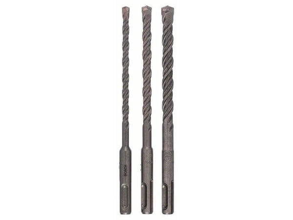Bosch SDS-plus-5 - Borsett - for betong, murverk, forsterket betong - 3 deler - 6 mm, 8 mm, 10 mm - SDS-plus - lengde: 160 mm