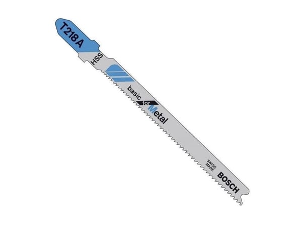 Bosch basic for Metal T 218 A - Sagblad - for blikk - 5 deler - lengde: 92 mm