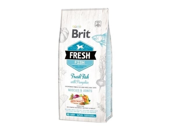 Brit Fresh Fish with Pumpkin Adult Large Muscles & Joints, Adult (animal), Fisk, 12 kg