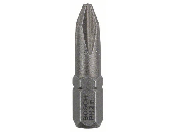 Bosch - Spiss for skrutrekker - 3 deler - 1/4" - phillips - PH2 - heksagonal - lengde: 25 mm