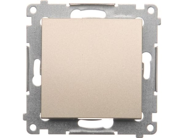 Kontakt-Simon DP1A.01/44, Tryckknappsbrytare, Plast, Guld, IP20, IP44, 250 V, 16 A