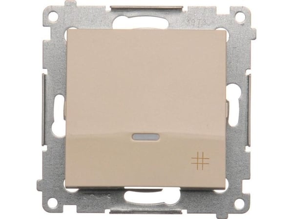 Kontakt-Simon DW7L.01/41, Muovi, Valkoinen, IP20, IP44, 250 V, 10 A, 75 mm