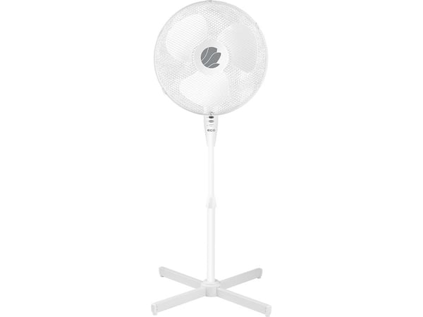 ECG FS 40A, Husholdningsvifte, Hvit, Gulv, Metall, Plast, 67 dB, 40 cm