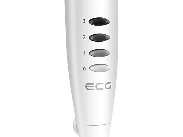 ECG FS 40A, Husholdningsvifte, Hvit, Gulv, Metall, Plast, 67 dB, 40 cm