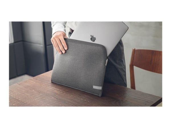 Moshi Pluma - Fodral för bärbar dator - 13" - fiskbensgrå - för Apple MacBook Pro 13.3" (Late 2016, Mid 2017, Mid 2018, Mid 2019); MacBook Air (Ear...