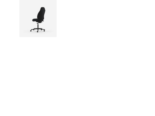 Toimistotuoli Malmstolen Adaptive 6000 Korkea selkänoja, musta, korkea sylinteri
