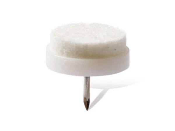 Filtsklisikre puter med spiker D20 hvit 8 stk
