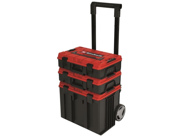 Einhell E-Case Tower, Sort, Rød, Polypropylen (PP), Varmebestandig, Splash resistant, 415 x 273 x 320 mm, 1,01 kg, 450 mm