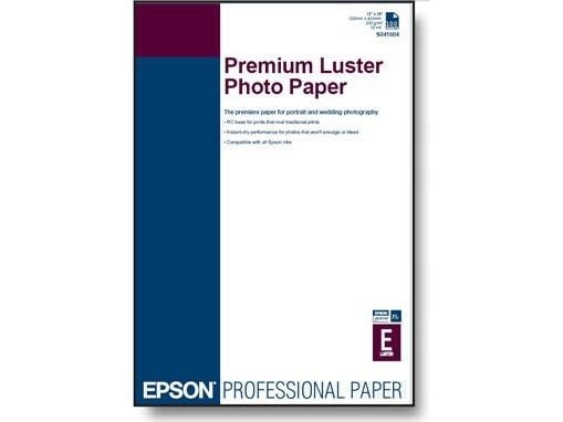 Epson Premium Luster Photo Paper - Glans - A2 (420 x 594 mm) 25 ark fotopapir - for SureColor P5000, SC-P7500, P900, P9500, T2100, T3100, T3400, T3...