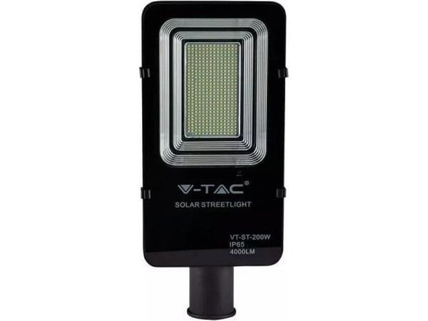 Solar gatuarmatur VT-ST200 50W 4000K 4000lm IP65 5502