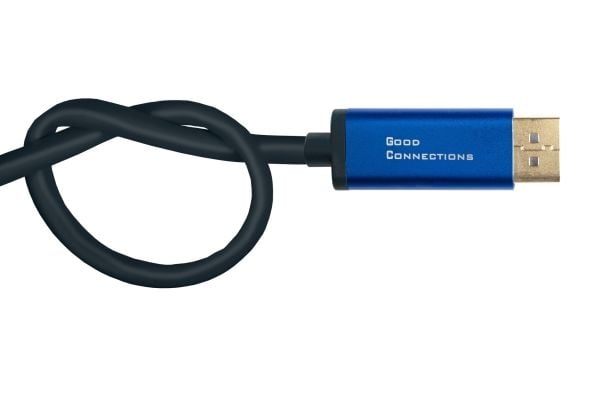 Alcasa 4812-CSF010B, 1 m, USB Type-C, DisplayPort, Hanstik, Suora, Suora
