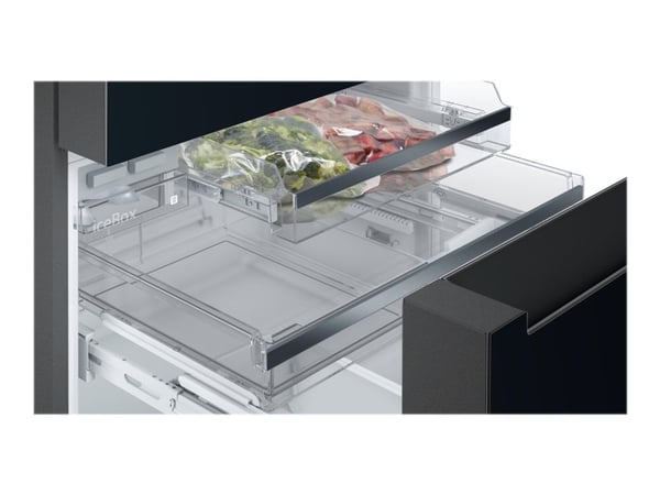 Siemens iQ700 KF96RSBEA - Kjøleskap/fryser - fransk dør underfryser - Wi-Fi - bredde: 90.6 cm - dybde: 73.6 cm - høyde: 183 cm - 572 liter - Klasse...