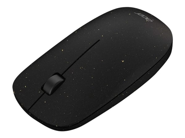 Acer Vero AMR020 - Mus - höger- och vänsterhänta - optisk - 3 knappar - trådlös - 2.4 GHz - svart - detaljhandel